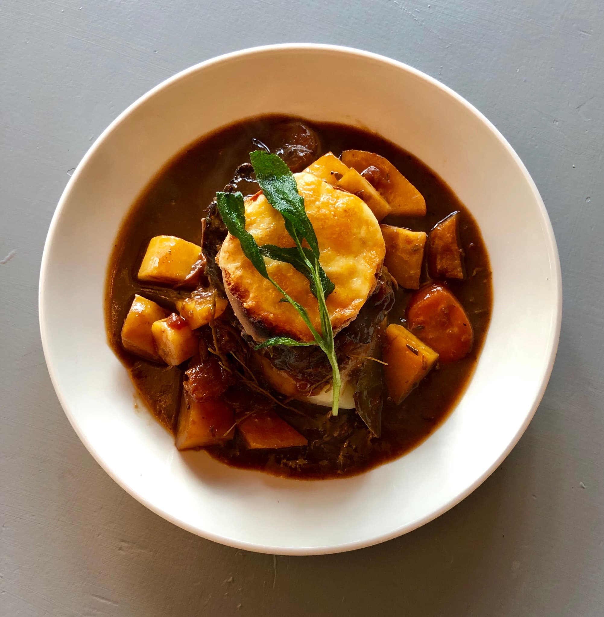 A hearty homemade Ju Ju’s Cafe stew
